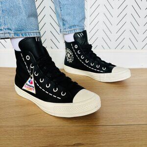 Converse Chuck Taylor All Star Bold Stitch 7.5 Women Shoes Black Sneaker A07954C